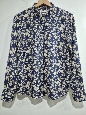 Rouje Paris Blue Print Blouse